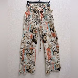 Wide leg loose pants /small to midium size
